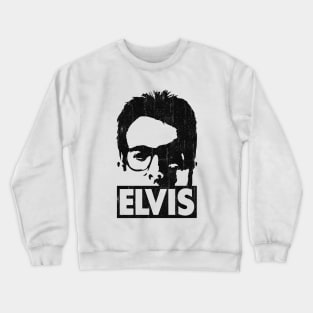 Elvis Costello / 80s Style Vintage Design Crewneck Sweatshirt